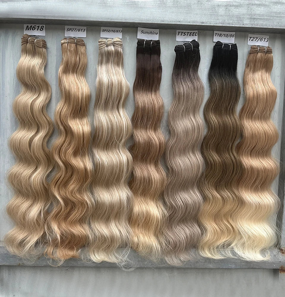 High-Temperature Synthetic Body Wave Hair Extensions – 26 & 30 Inch | Piano & Ombre Colors - view 4