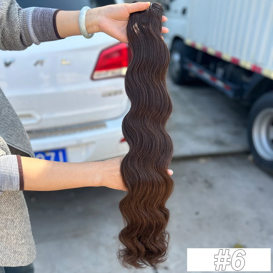 26–30 Inch Synthetic Body Wave Hair Weave Bundles | 150g–200g