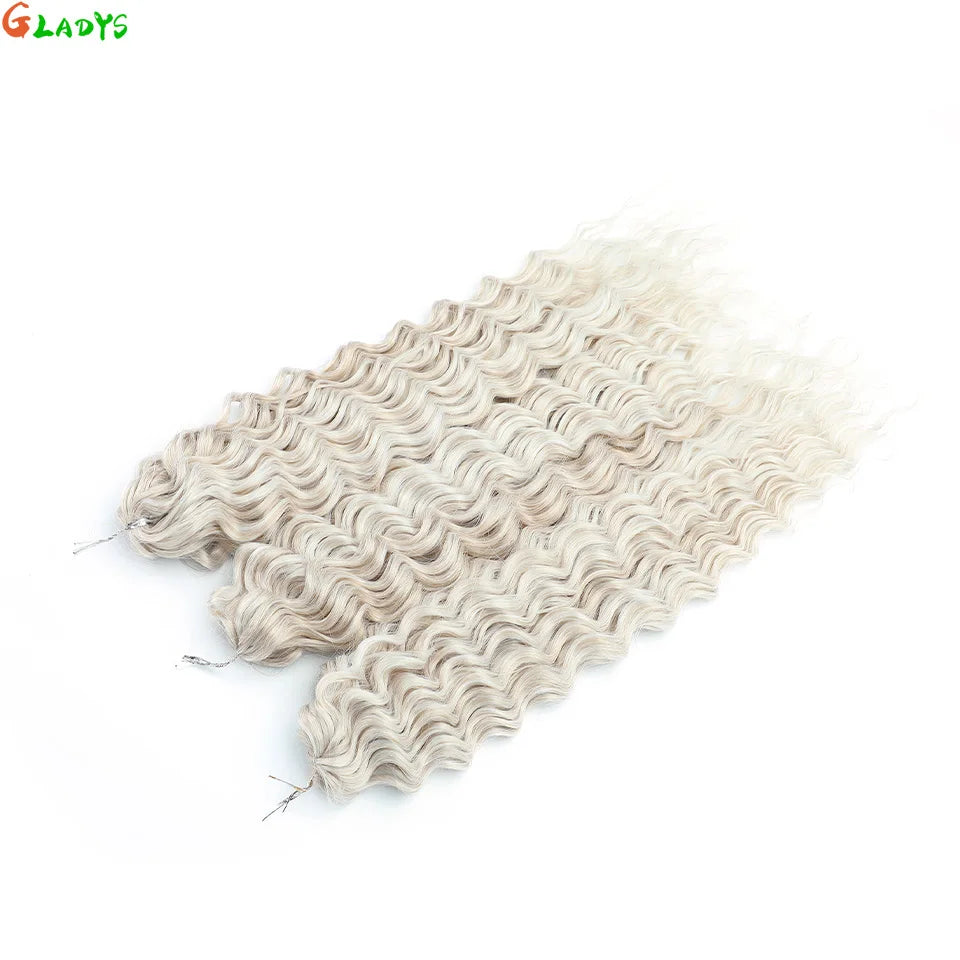Water Wave Crochet Hair | 24 Inch Synthetic Braiding Extensions