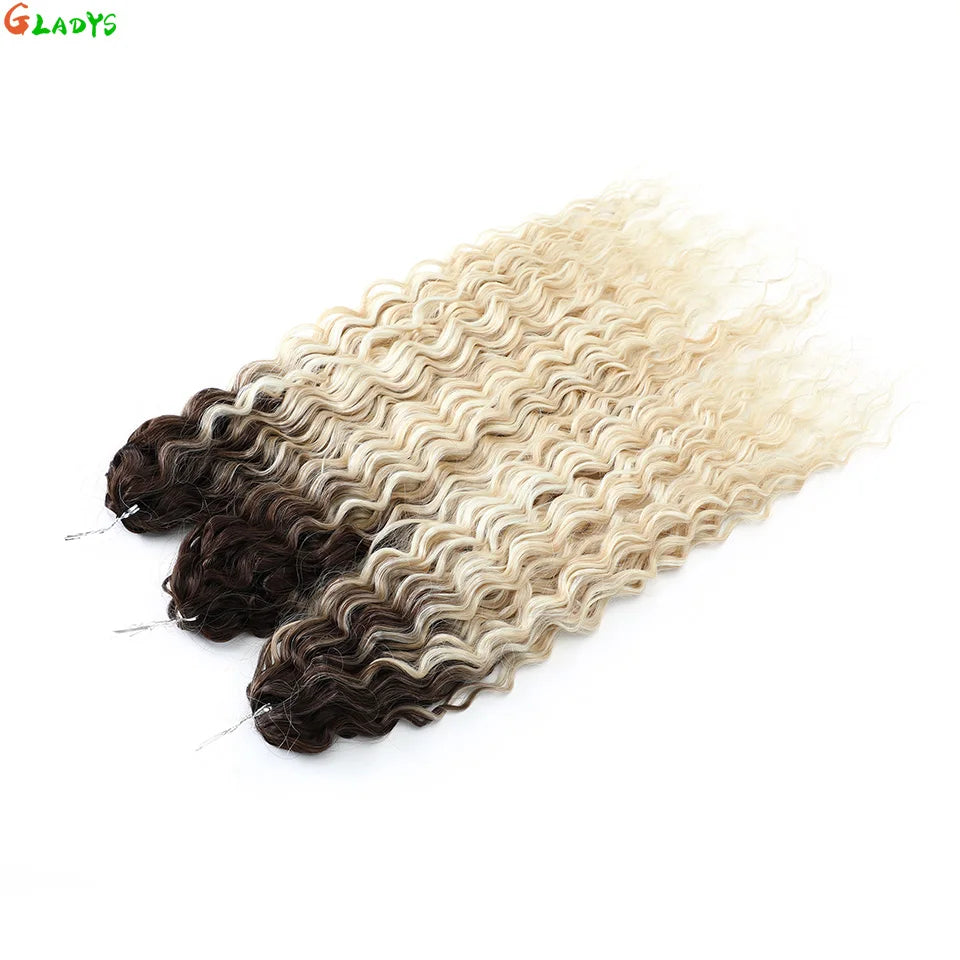 Water Wave Crochet Hair | 24 Inch Synthetic Braiding Extensions