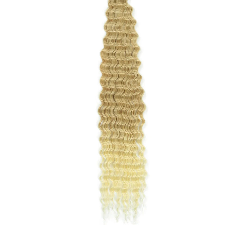 30 Inch Deep Wave Twist Crochet Hair – Synthetic Bohemian Ocean Wave Braiding Hair Extension Luxegan