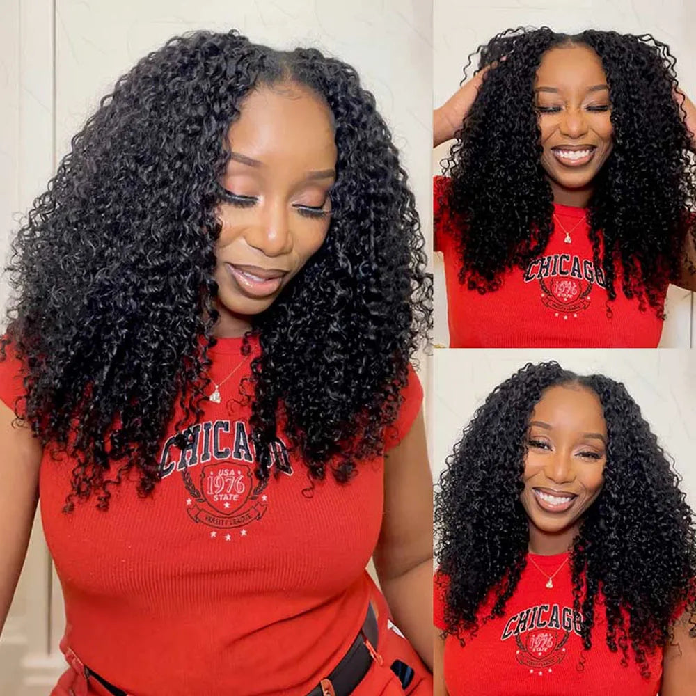 Burmese Curly Miracle Knots Crochet Hair – 100% Human Hair Feather Crochet Extensions for Braiding - view 2