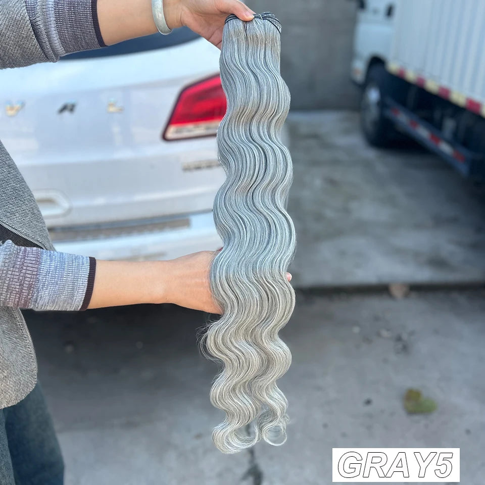 High-Temperature Synthetic Body Wave Hair Extensions – 26 & 30 Inch | Piano & Ombre Colors - view 26