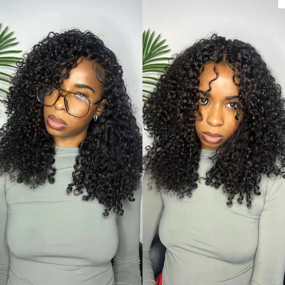 Burmese Curly Miracle Knots Crochet Hair – 100% Human Hair Feather Crochet Extensions for Braiding - view 4