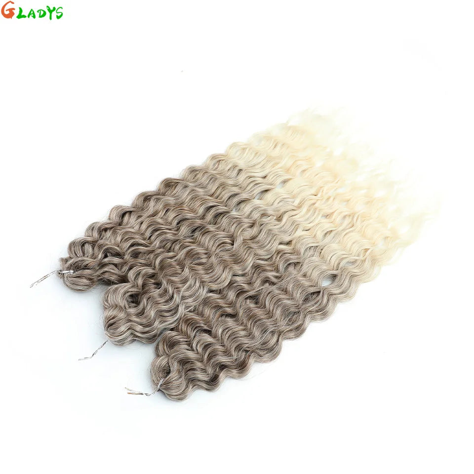 Water Wave Crochet Hair | 24 Inch Synthetic Braiding Extensions