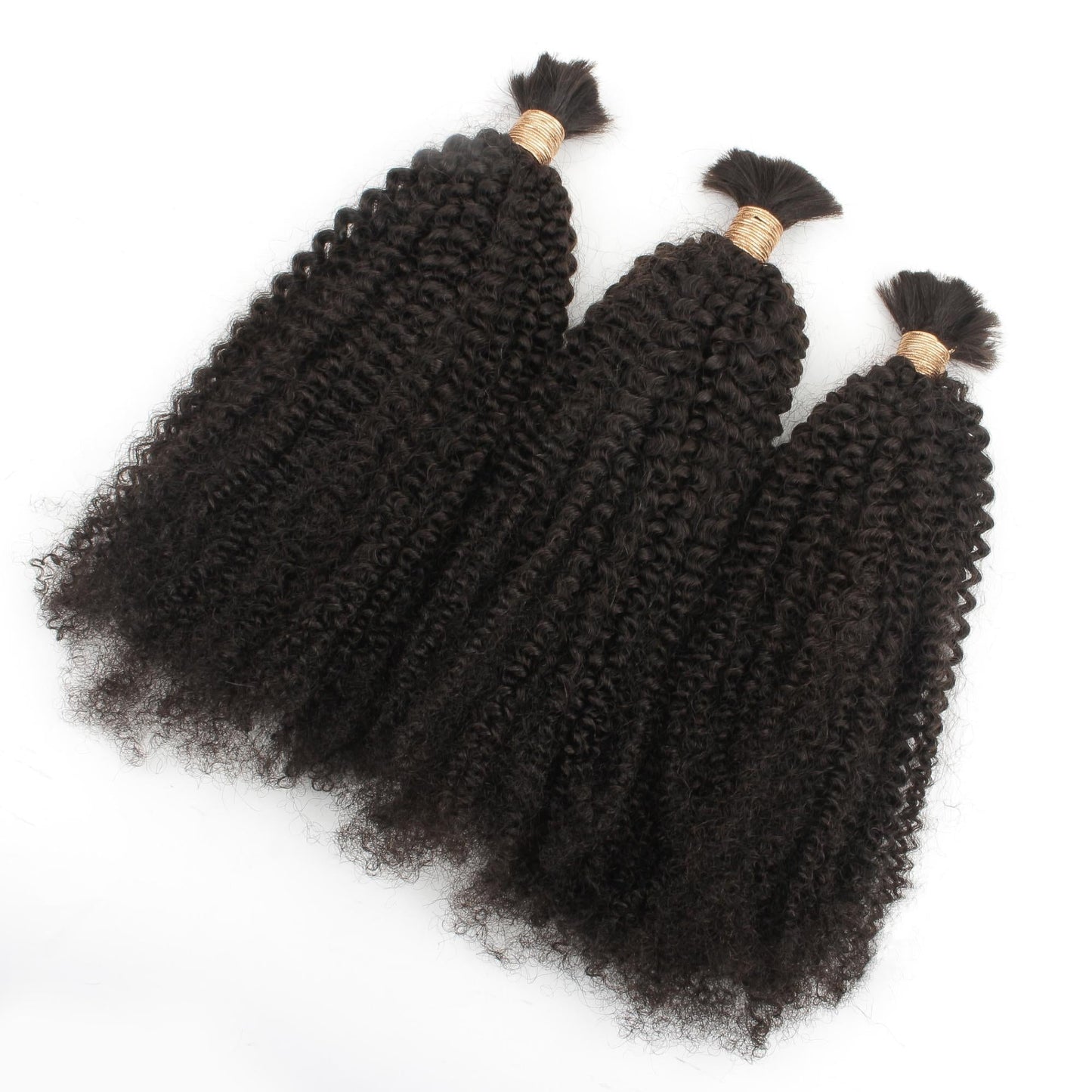 Afro Kinky Bulk 100% Human Braiding Hair Luxegan