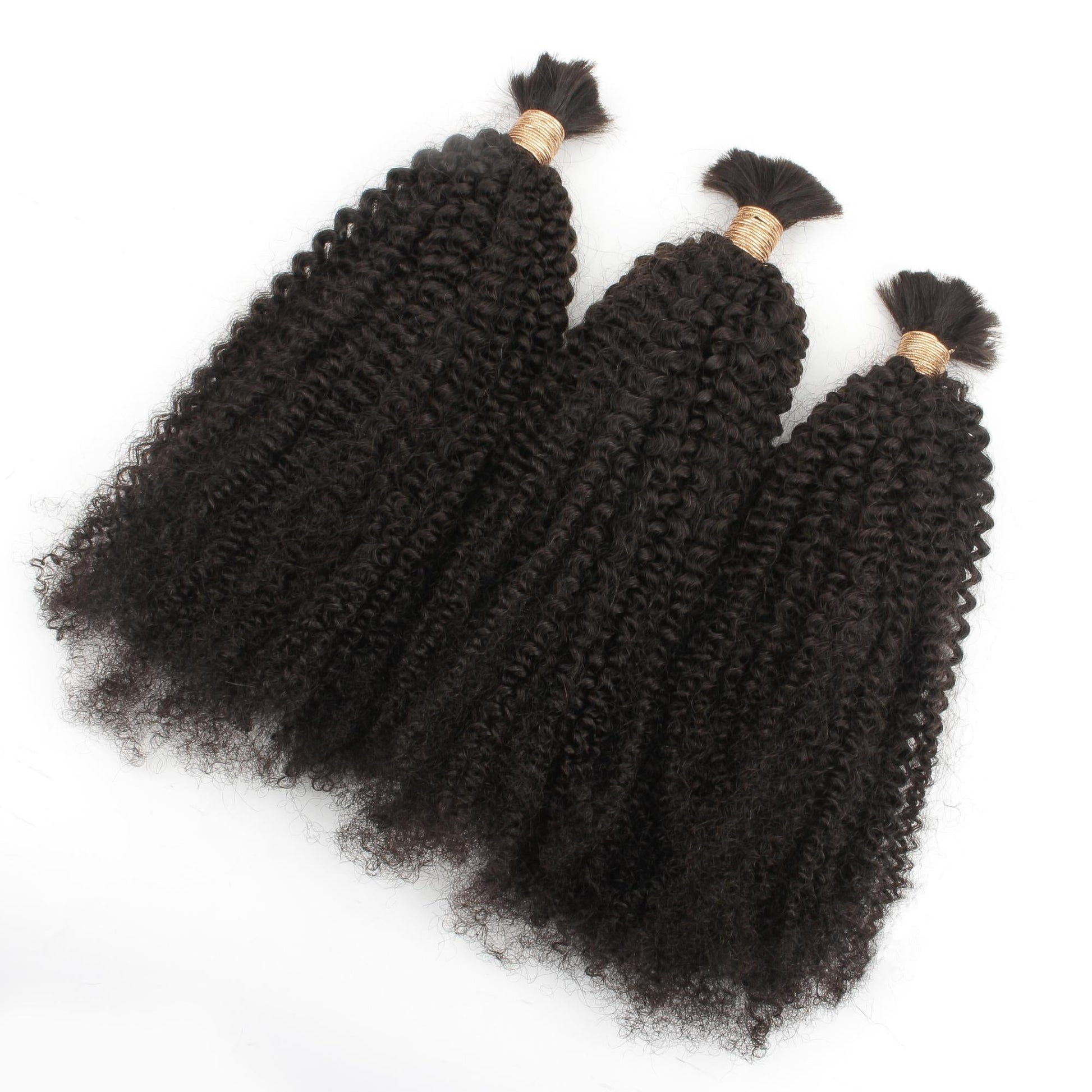 Afro Kinky Bulk 100% Human Braiding Hair Luxegan