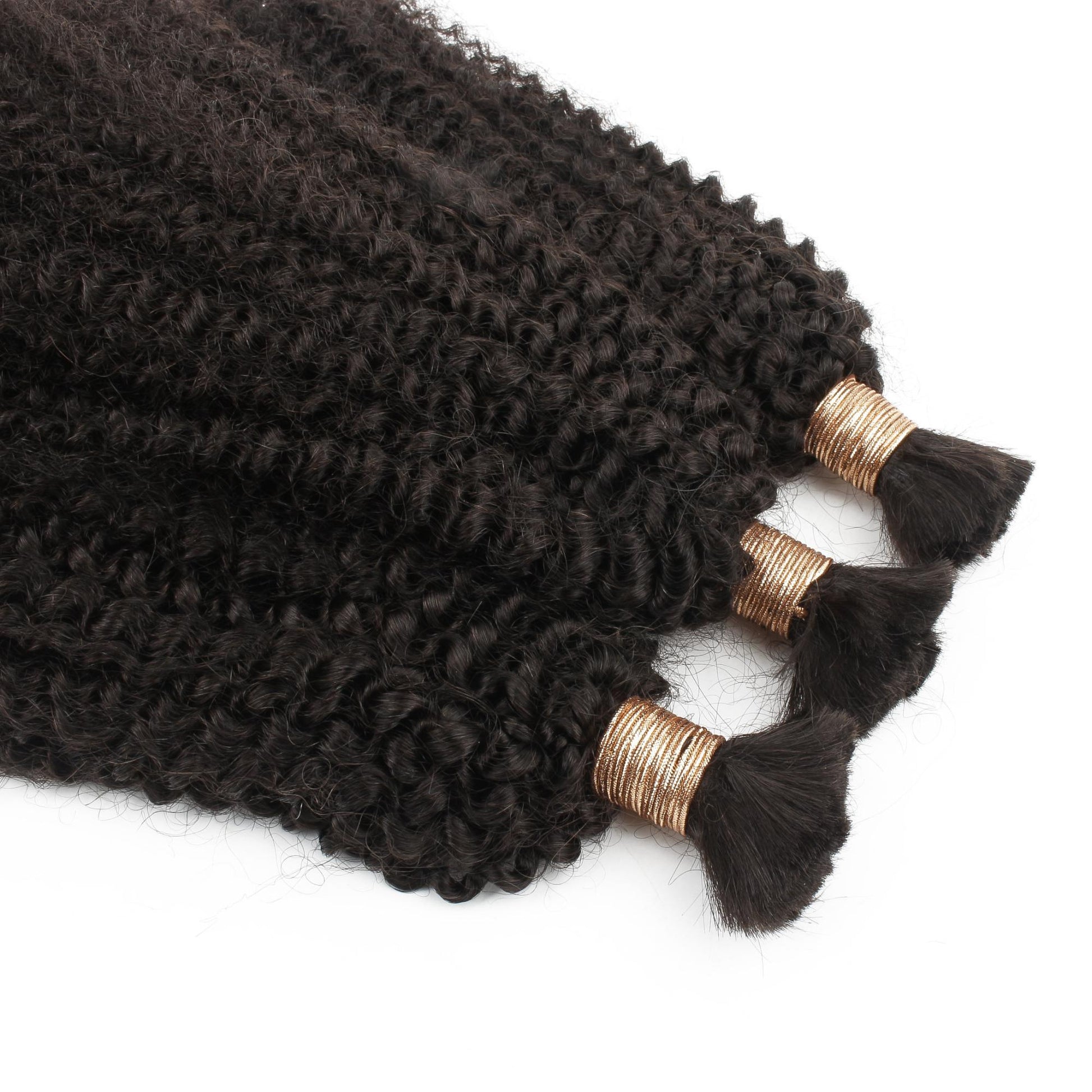 Afro Kinky Bulk 100% Human Braiding Hair Luxegan