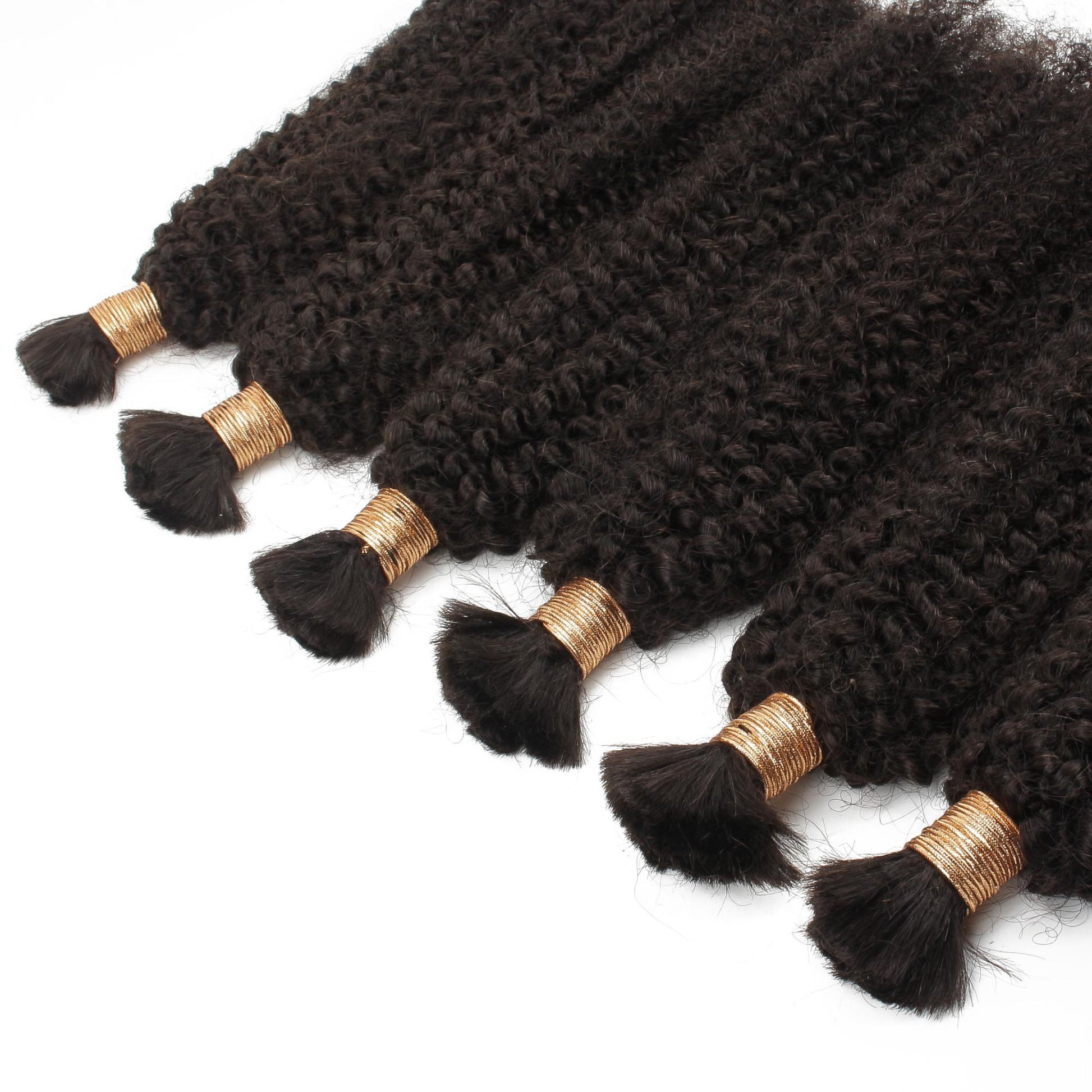 Afro Kinky Bulk 100% Human Braiding Hair Luxegan