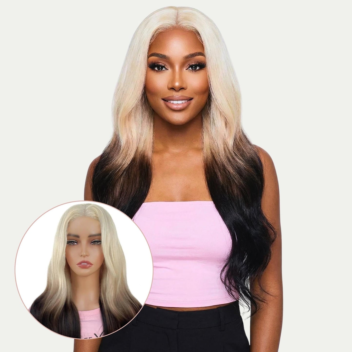 Victoria Glueless 5x5 HD Lace Professionally Colored 100% Human Hair Closure Wig Luxegan