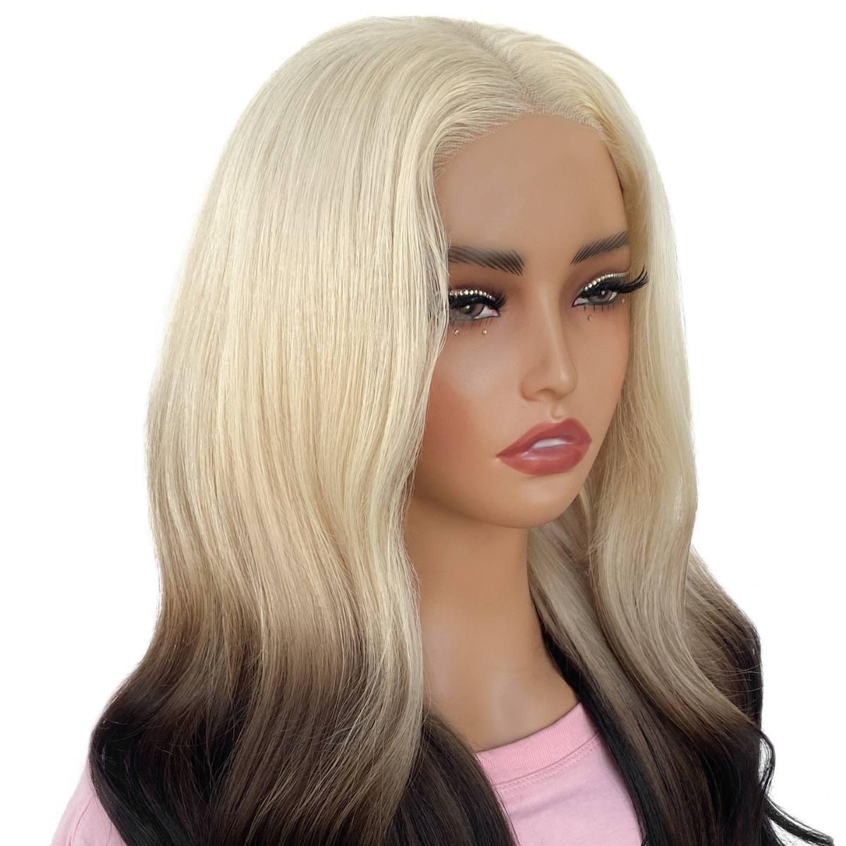 Victoria Glueless 5x5 HD Lace Professionally Colored 100% Human Hair Closure Wig Luxegan