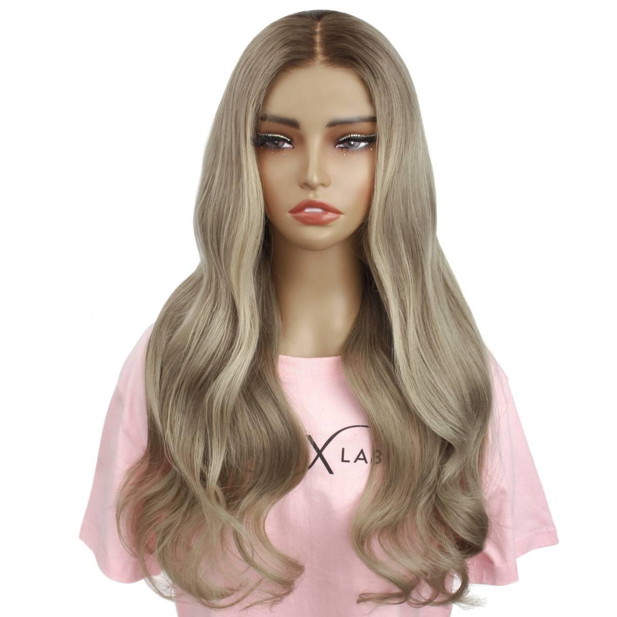 Autumn Glueless 5x5 HD Lace Professionally Colored 100% Human Hair Closure Wig Luxegan