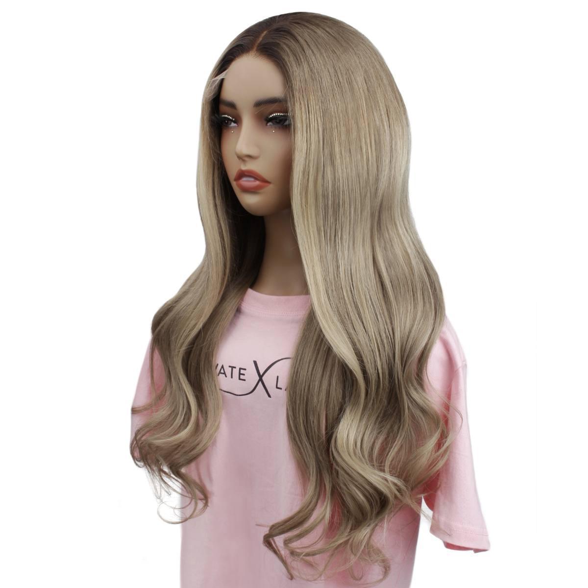 Autumn Glueless 5x5 HD Lace Professionally Colored 100% Human Hair Closure Wig Luxegan
