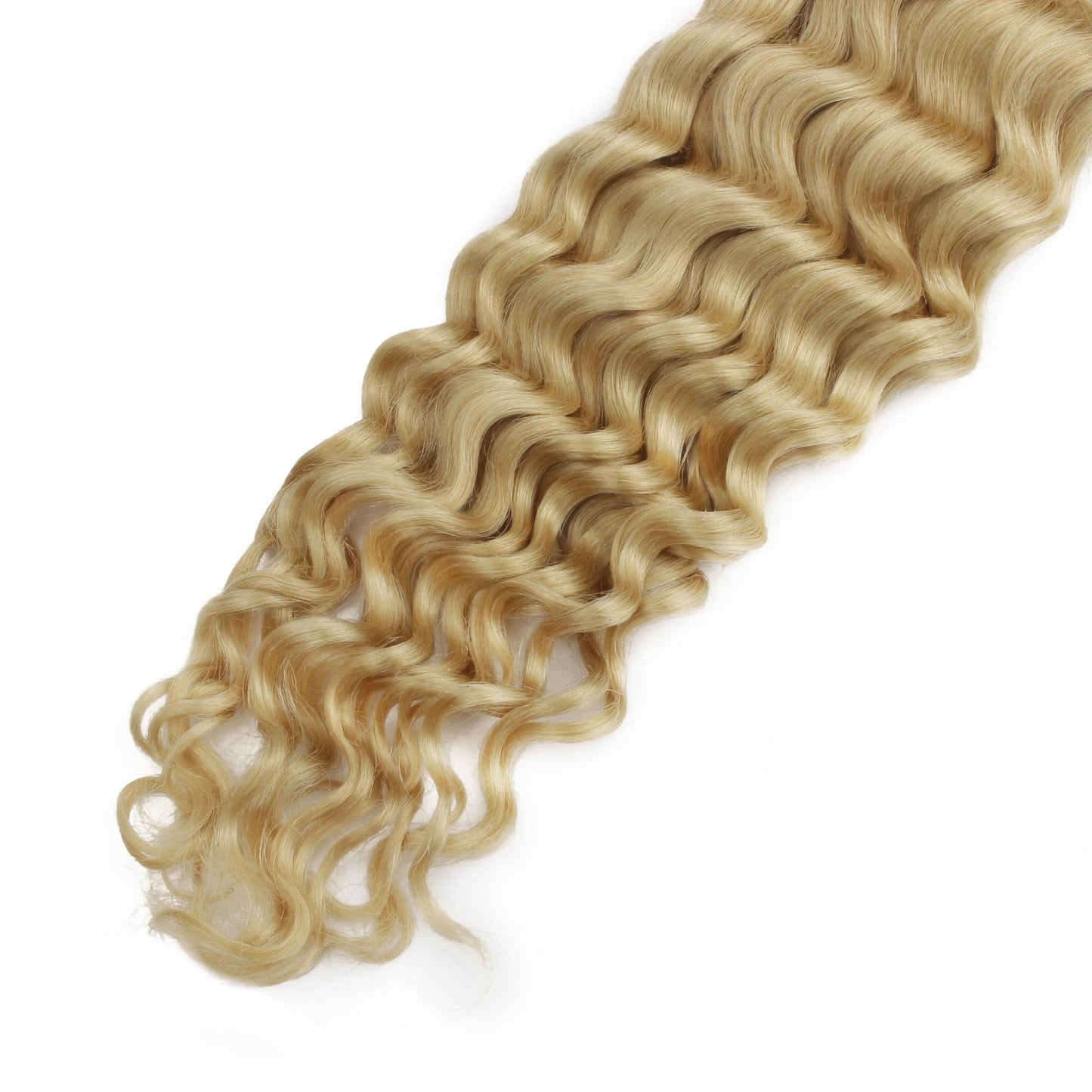 Blonde Deep Wave Bulk 100% Human Braiding Hair Luxegan