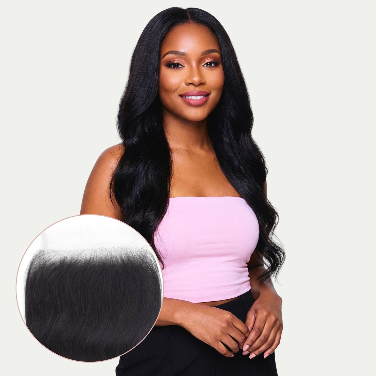 Body Wave 5x5 HD Lace Human Hair Closure Luxegan