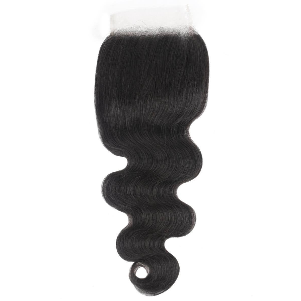 Body Wave 5x5 Transparent Lace Human Hair Closure Luxegan