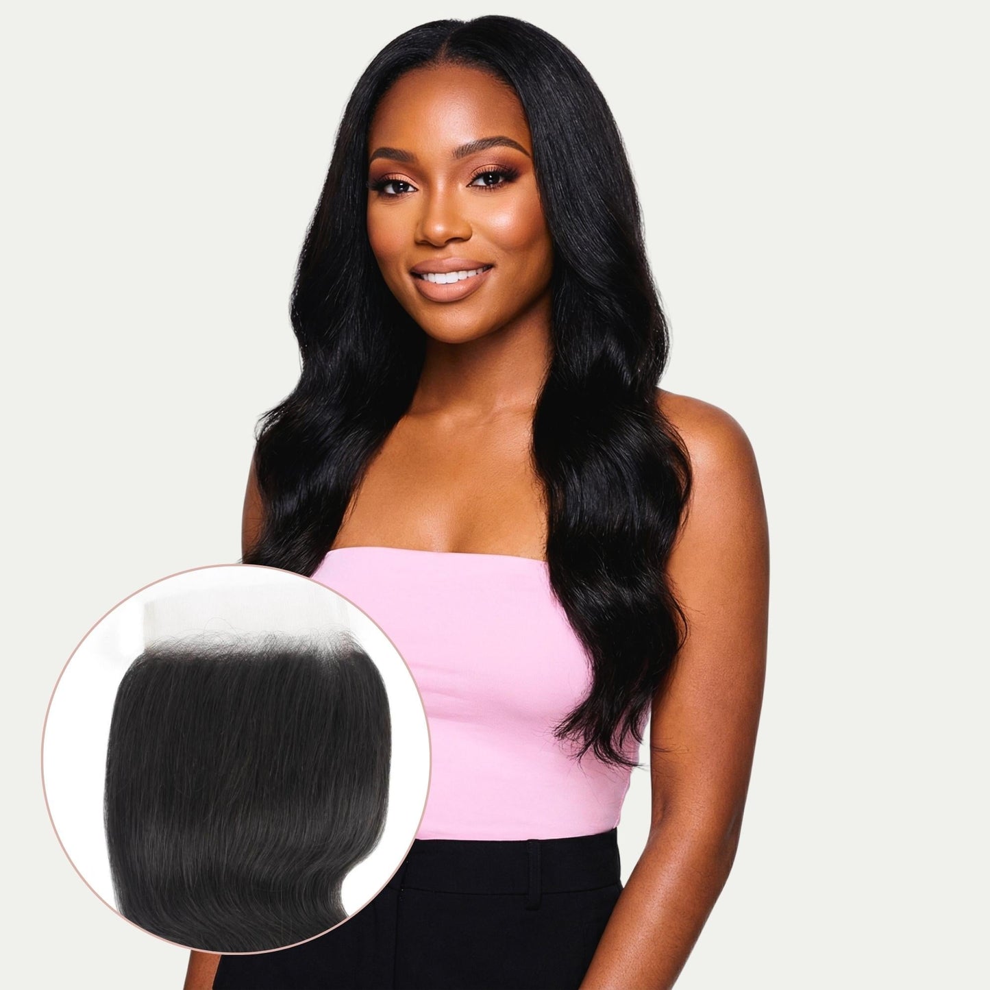Body Wave 5x5 Transparent Lace Human Hair Closure Luxegan