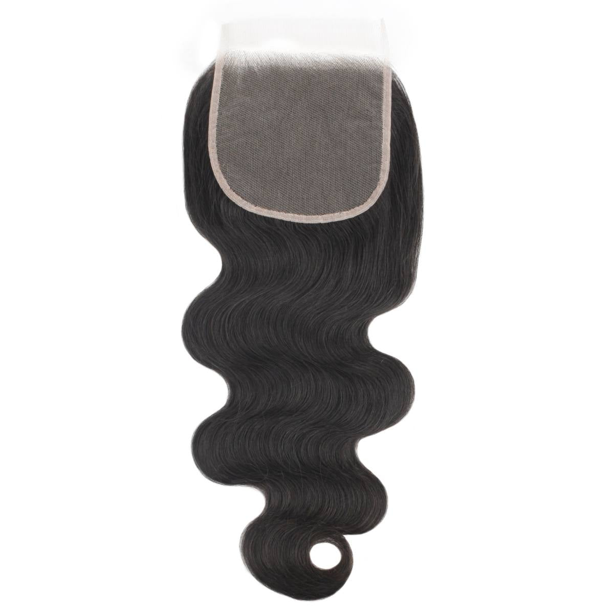 Body Wave 5x5 Transparent Lace Human Hair Closure Luxegan