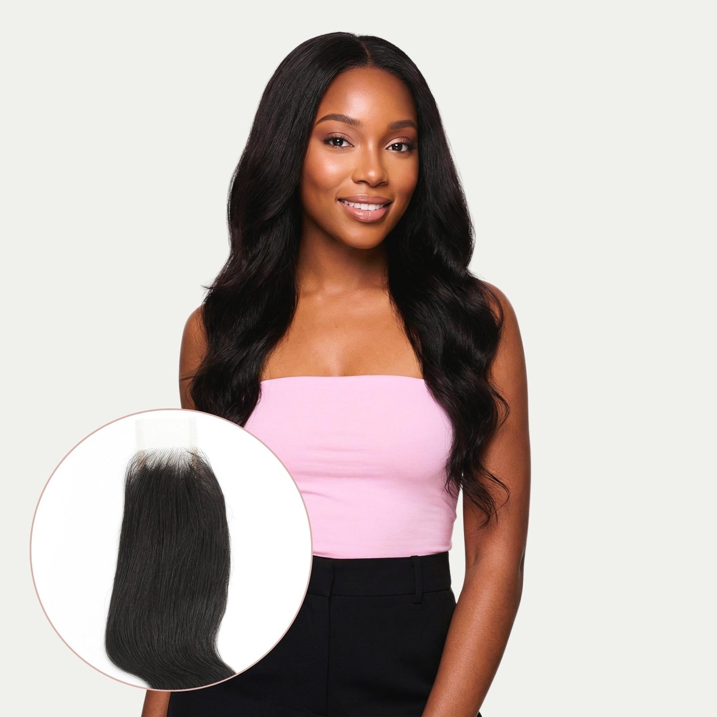 Brazilian Body Wave 2x6 HD Lace Human Hair Closure Luxegan