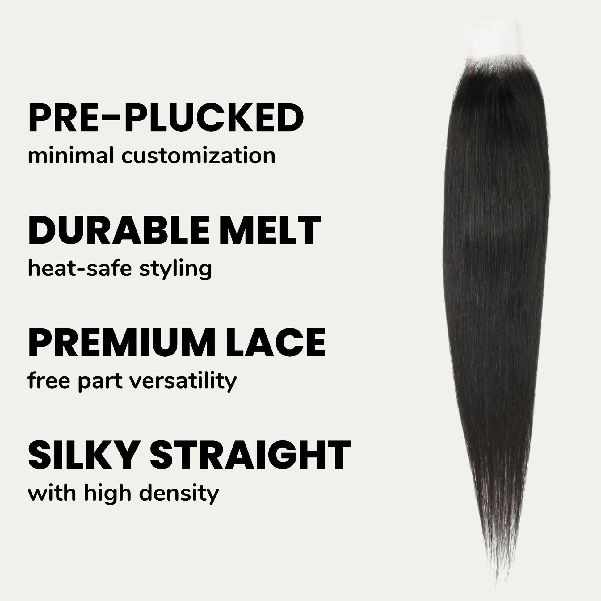 Brazilian Silky Straight 2x6 HD Lace Human Hair Closure Luxegan