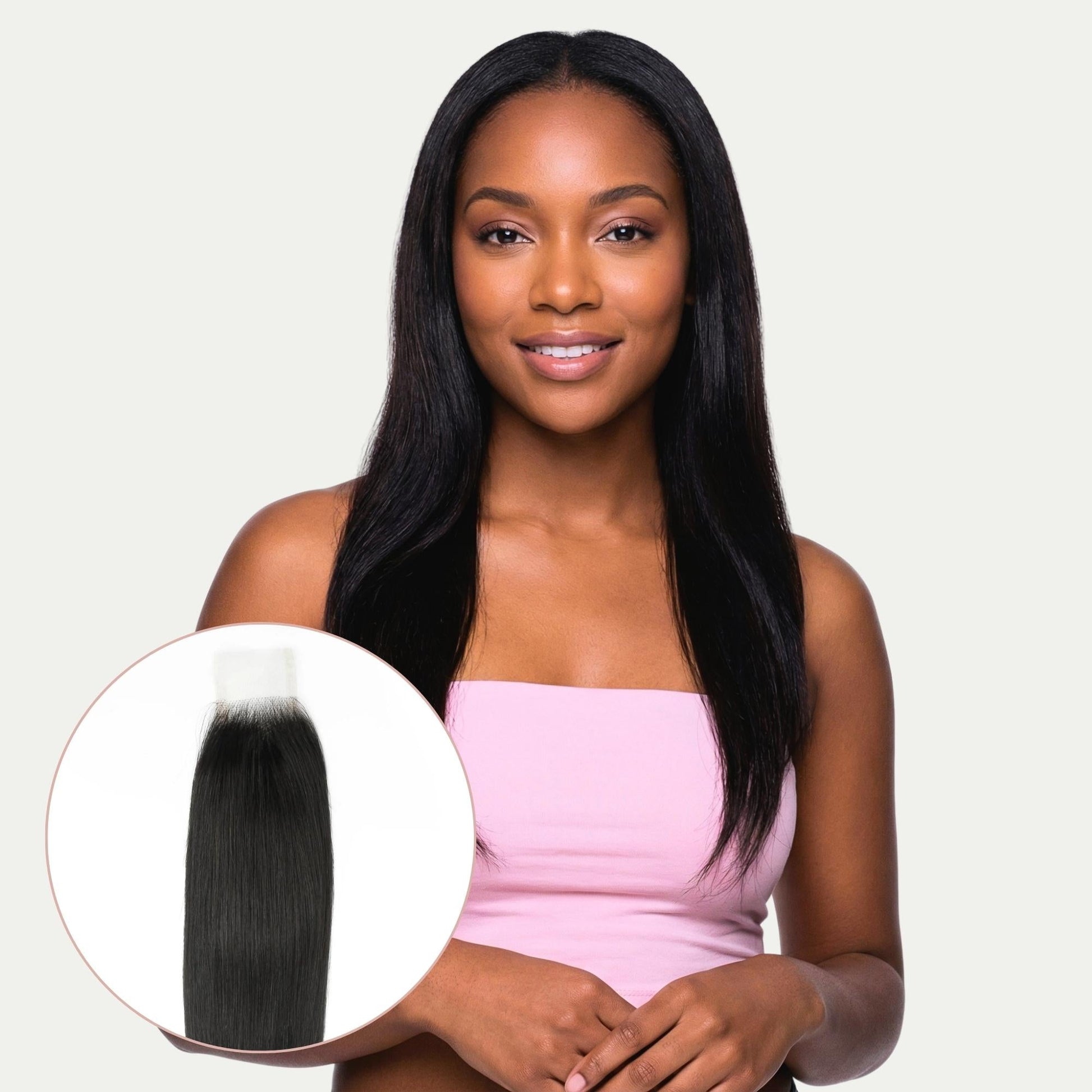 Brazilian Silky Straight 2x6 HD Lace Human Hair Closure Luxegan