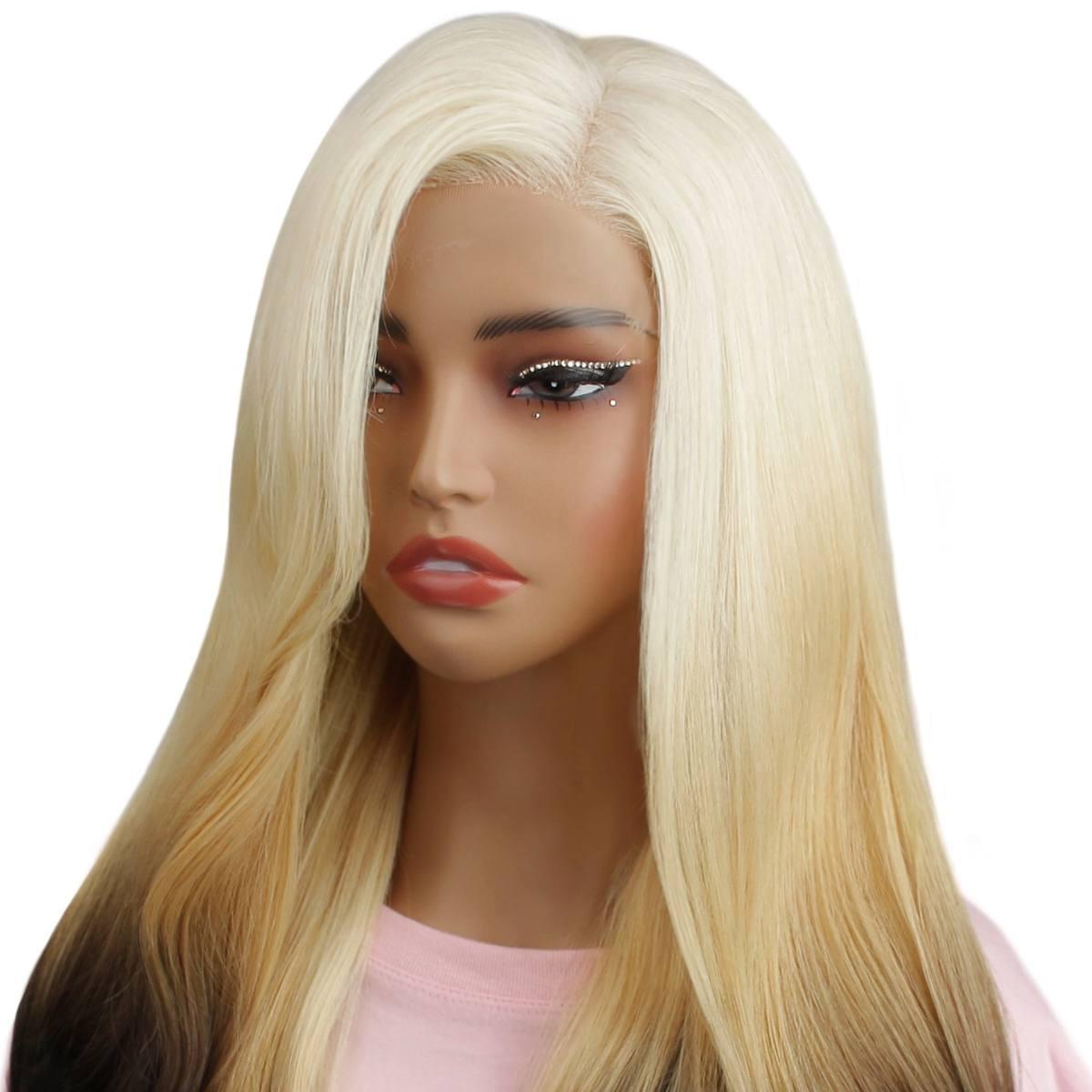 Brooklyn Glueless 5x5 HD Lace Professionally Colored 100% Human Hair Closure Wig Luxegan