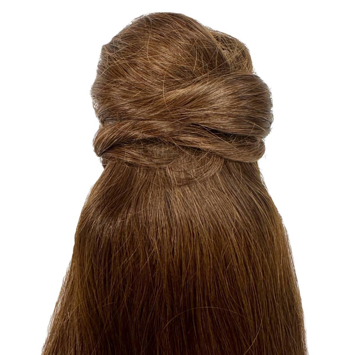 Dark Brown 100% Human Hair Ponytail Extension Luxegan