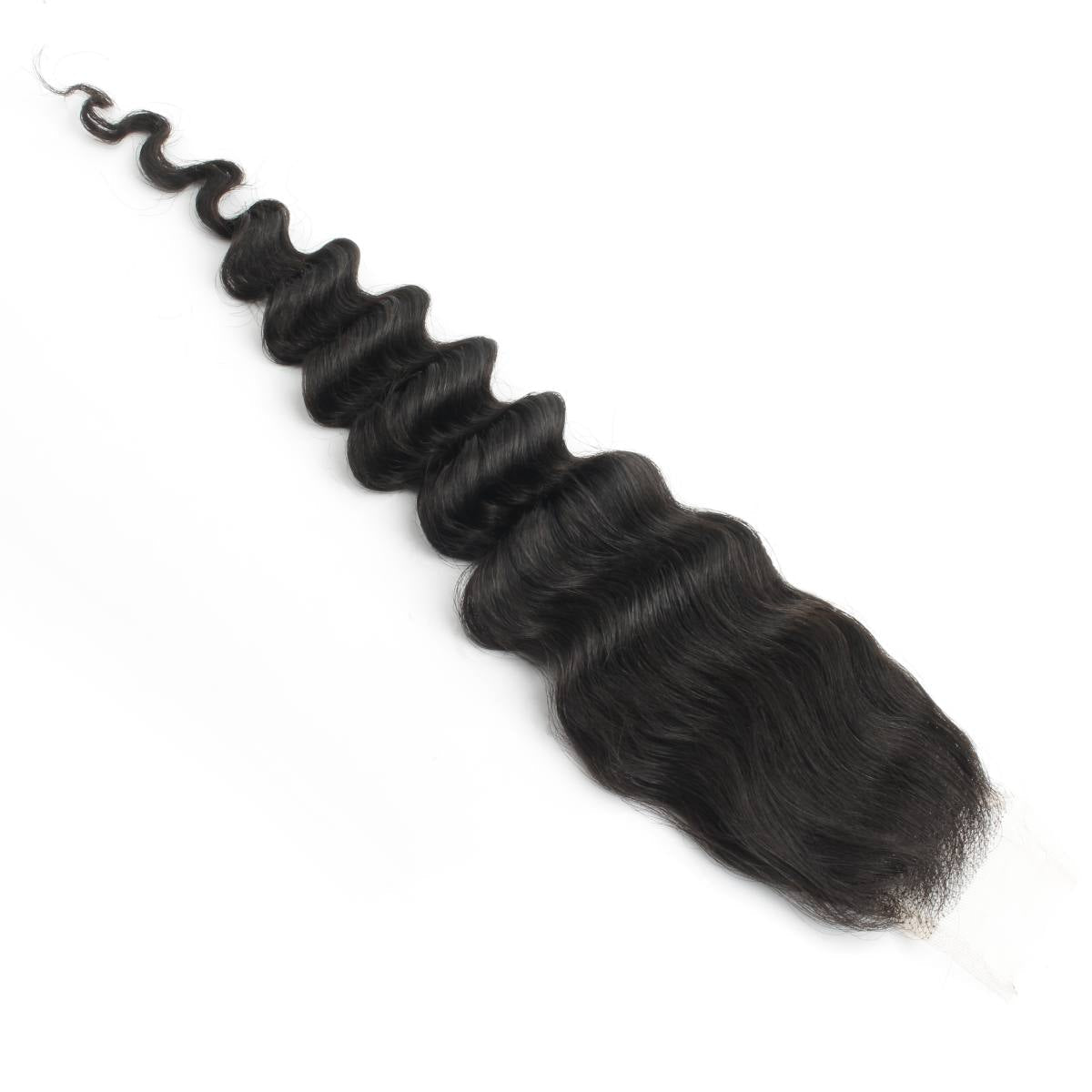 Deep Wave 2x6 HD Lace Human Hair Closure Luxegan