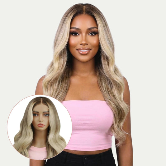 Glueless 5x5 HD Lace Professionally Colored 100% Human Hair Closure Wig Luxegan