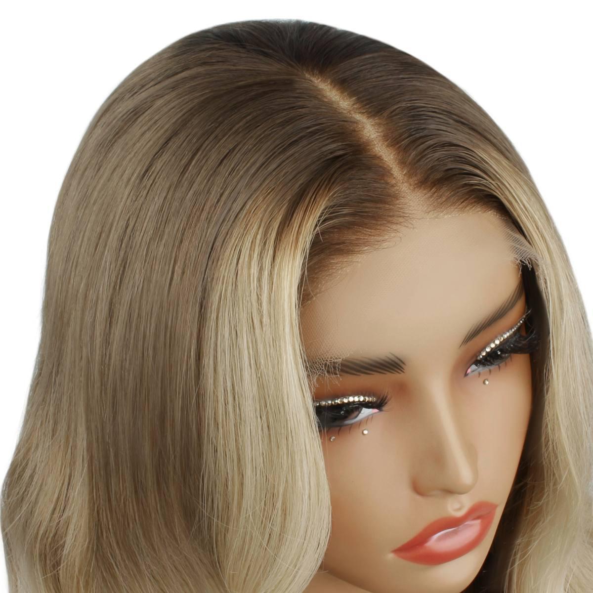 Glueless 5x5 HD Lace Professionally Colored 100% Human Hair Closure Wig Luxegan