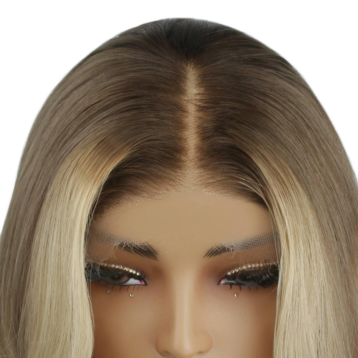 Glueless 5x5 HD Lace Professionally Colored 100% Human Hair Closure Wig Luxegan