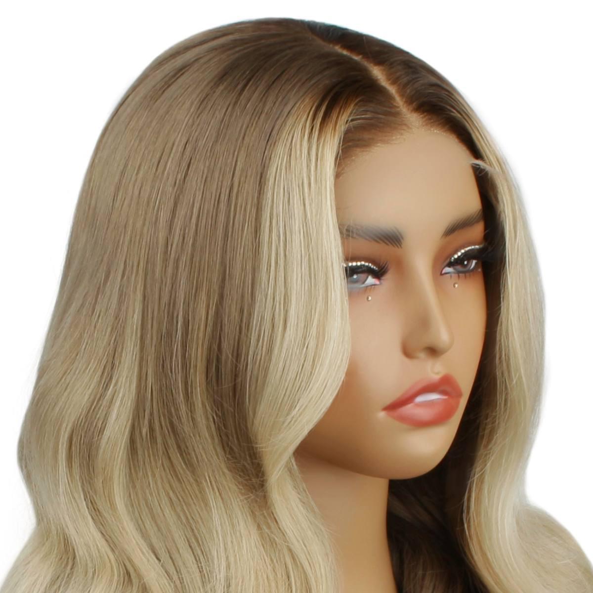 Glueless 5x5 HD Lace Professionally Colored 100% Human Hair Closure Wig Luxegan