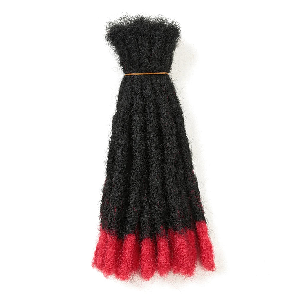 Ombre Synthetic Dreadlock Crochet Hair Extensions | 10" & 20" | Bulk Packs Luxegan