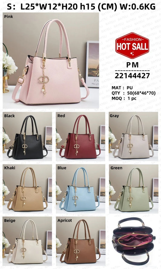 Factory Fashion High-End Women’s Handbag | Large Capacity Crossbody & Shoulder Bag | Waterproof Candy Pattern Casual Tote | Designer Cover-Closure Bag (Model BTL-22144) Luxegan