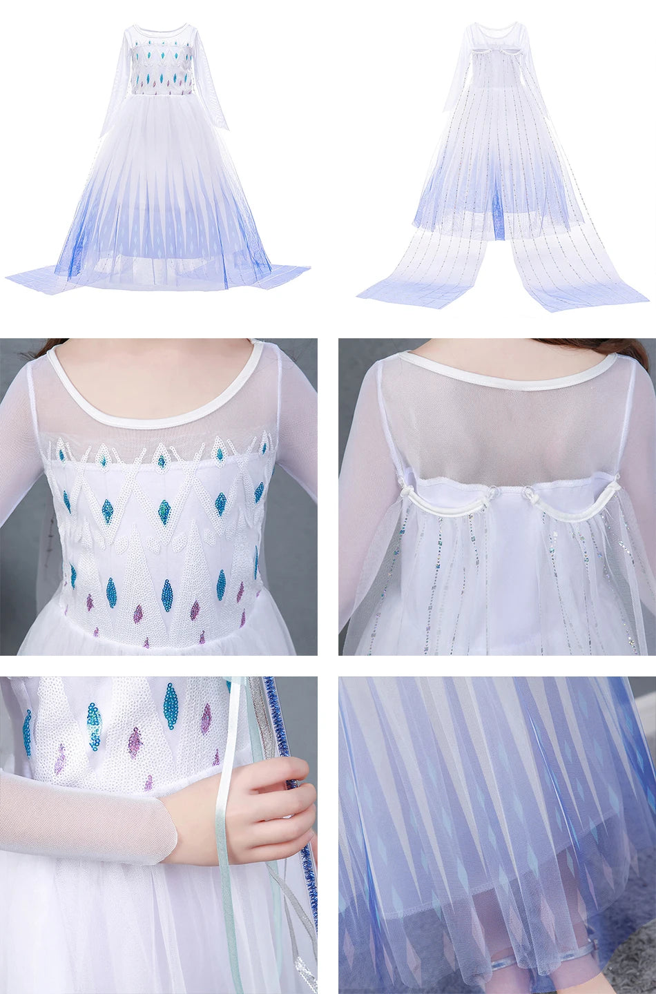 Girls Mirabel Isabela Encanto Costume Girl Princess Dress Children Elsa Anna Rapunzel Cinderella Mermaid Aurora Cosplay Clothes