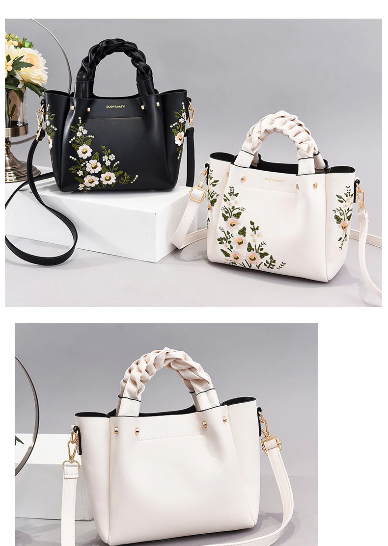 New Luxury Design Women's Pleated Tote Bag | Solid Color Underarm Handbag & Purses (Shoulder Bag, Female Retro Pouch) Luxegan