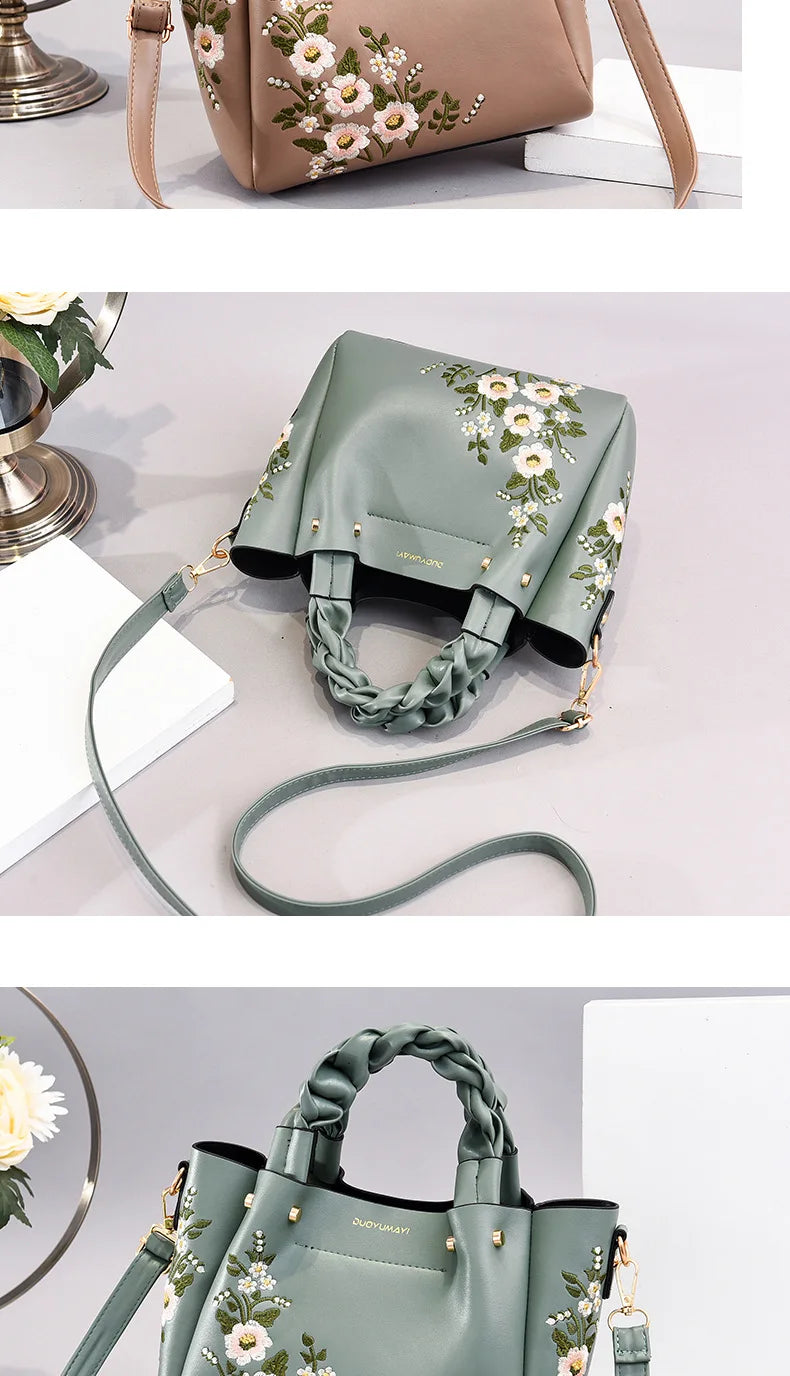 New Luxury Design Women's Pleated Tote Bag | Solid Color Underarm Handbag & Purses (Shoulder Bag, Female Retro Pouch) Luxegan