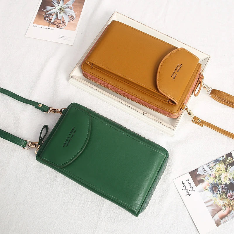 Custom Zipper Shoulder Bag Handbags Womens Bags High Capacity Crossbody Bags for Ladies Long Purse Clutch Phone Wallet