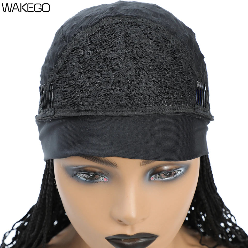24 Inch Box Braid Headband Wig | Crochet | 4 Colours