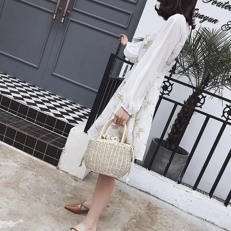 Straw Bags for Women | Summer Rattan Bag & Handmade Woven Beach Tote Luxegan