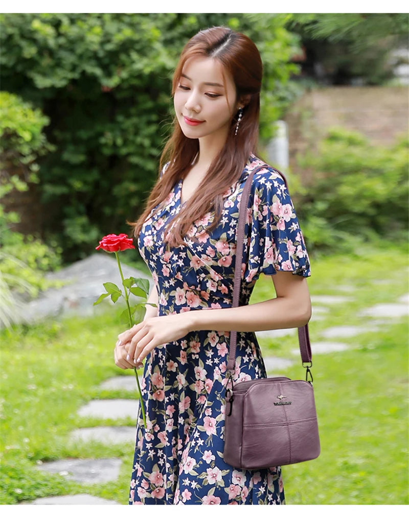 High Quality Square Women Shoulder Bag | Small Simple Crossbody Bag | Designer Luxury Handbag & Travel Bag Luxegan