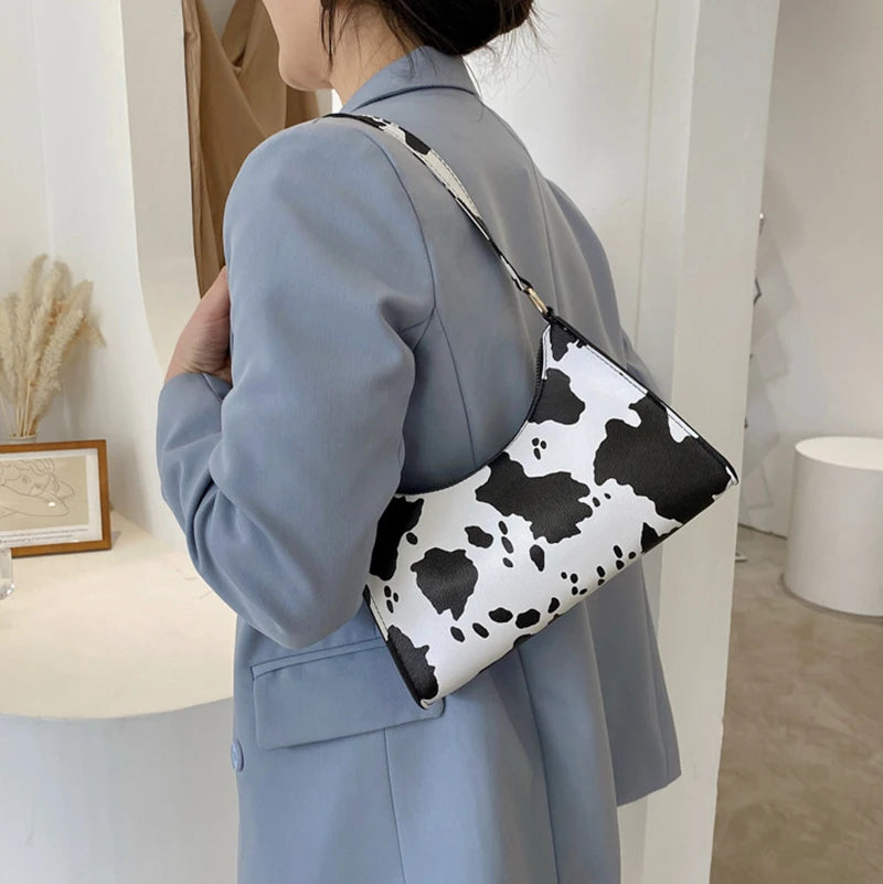 Summer New Shoulder Bags for Women High Quality Zebra Underarm Handbags | PU Leather Leopard - view 2