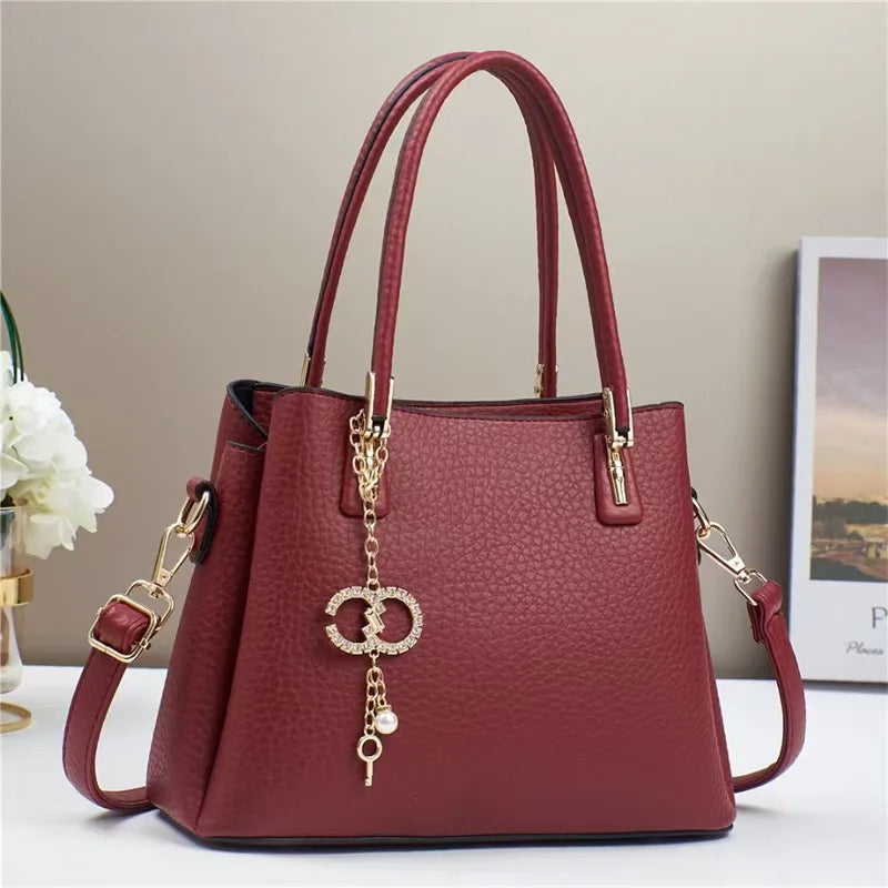 Factory Fashion High-End Women’s Handbag | Large Capacity Crossbody & Shoulder Bag | Waterproof Candy Pattern Casual Tote | Designer Cover-Closure Bag (Model BTL-22144) Luxegan