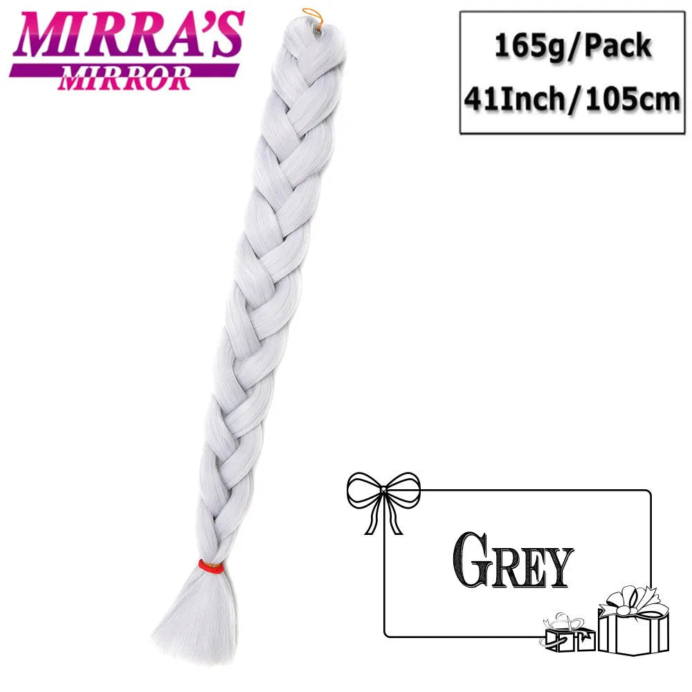 Super Jumbo Braiding Hair Extensions – 41 Inch (105cm) | 165g/Pack | 44 Colors | High-Temp - view 23