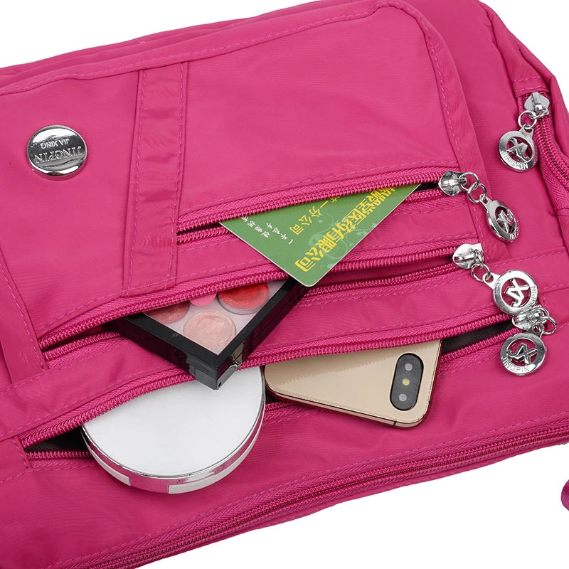 Waterproof Nylon Oxford Crossbody Bag | Large Capacity Handbag Luxegan