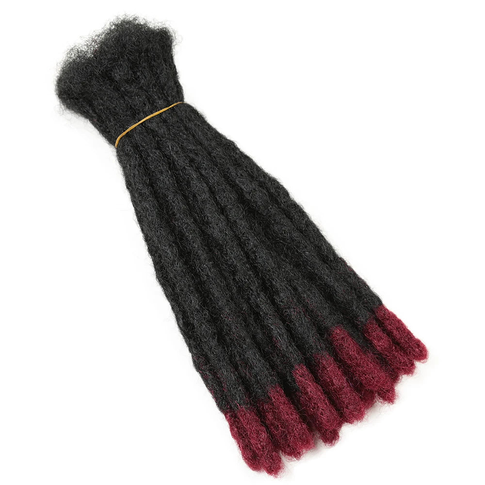 Ombre Synthetic Dreadlock Crochet Hair Extensions | 10" & 20" | Bulk Packs Luxegan