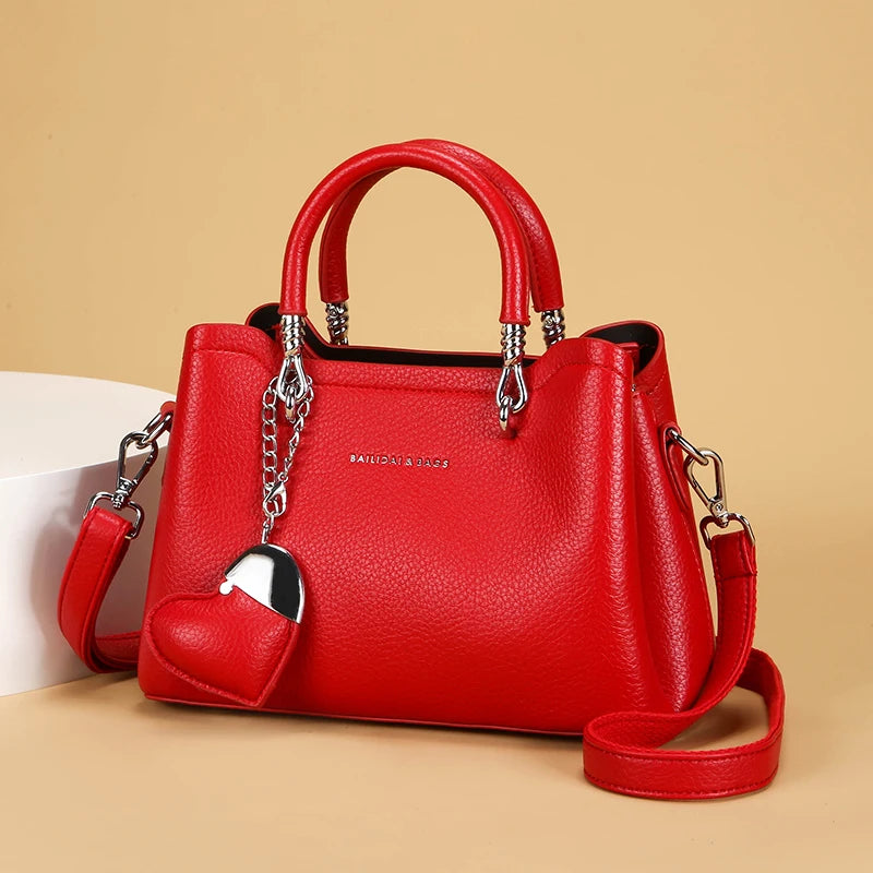 High-Quality Fashionable Women’s Handbag | Lightweight PU Leather Shoulder Bag | Luxurious Designer Ladies Crossbody | Versatile All-Season Fashion Purse with ZIP Closure Luxegan
