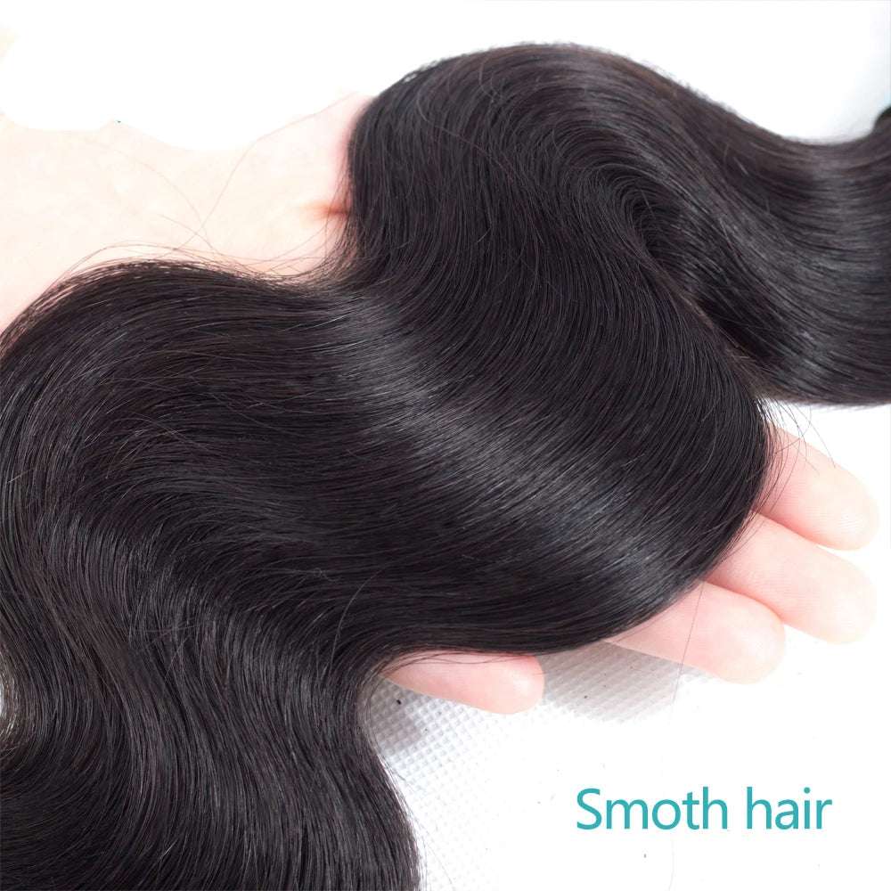 Body Wave Brazilian Human Hair Bundles | Sophisticated "3 Bundles Deal" Silhouette | Elegant - view 8
