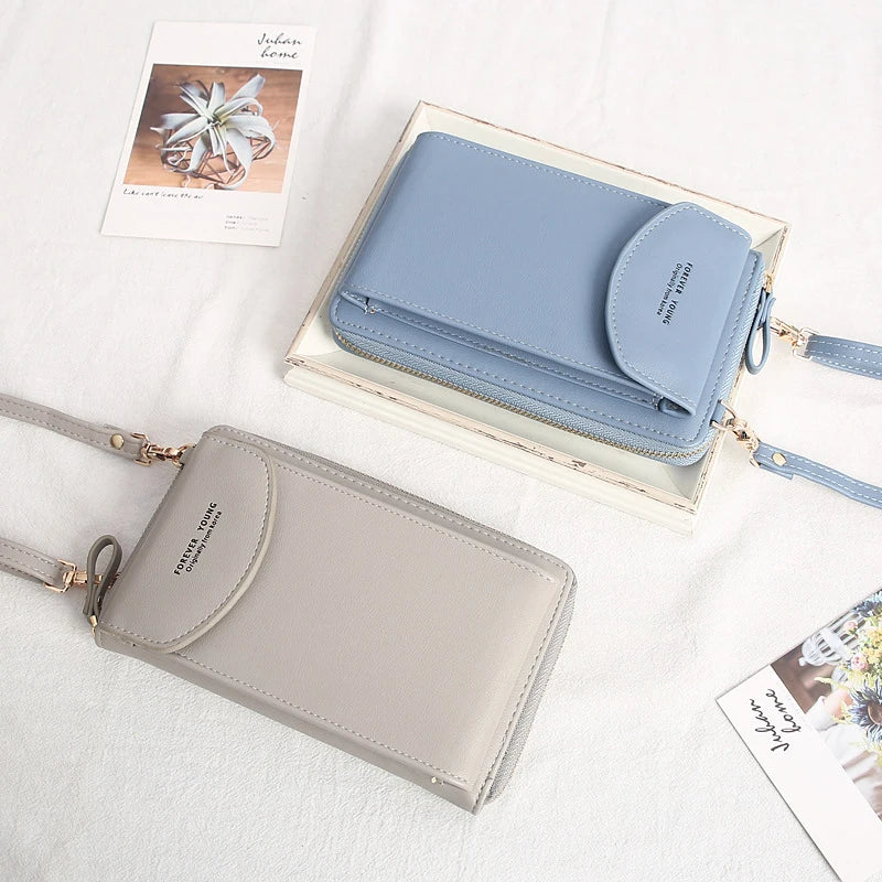 Custom Zipper Shoulder Bag Handbags Womens Bags High Capacity Crossbody Bags for Ladies Long Purse Clutch Phone Wallet