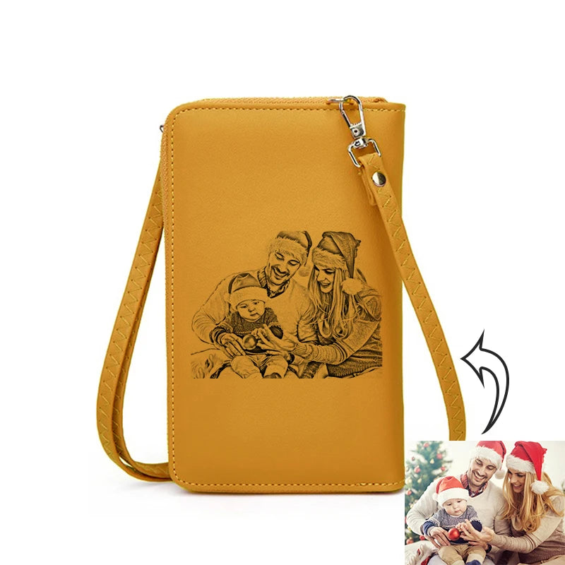 Custom Zipper Shoulder Bag Handbags Womens Bags High Capacity Crossbody Bags for Ladies Long Purse Clutch Phone Wallet